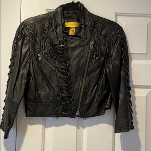 Catherine Malandrino leather jacket